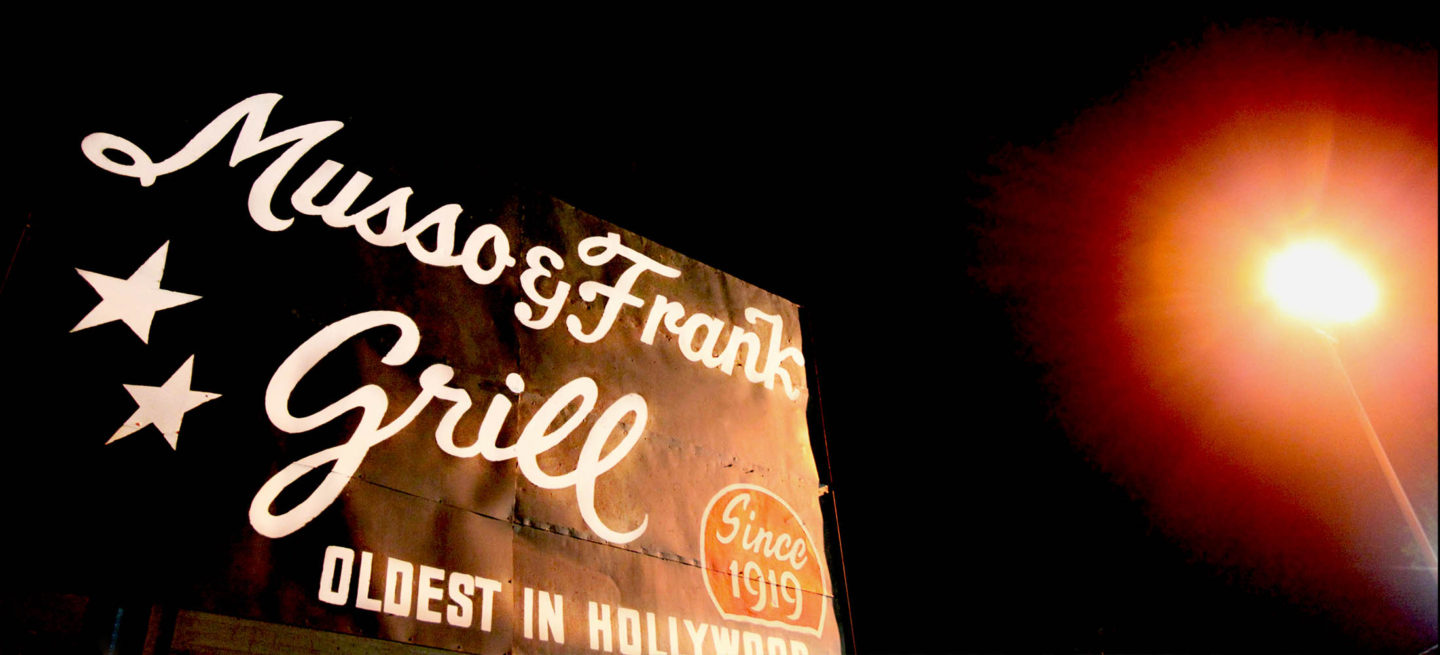 Musso & Frank Grill Sign