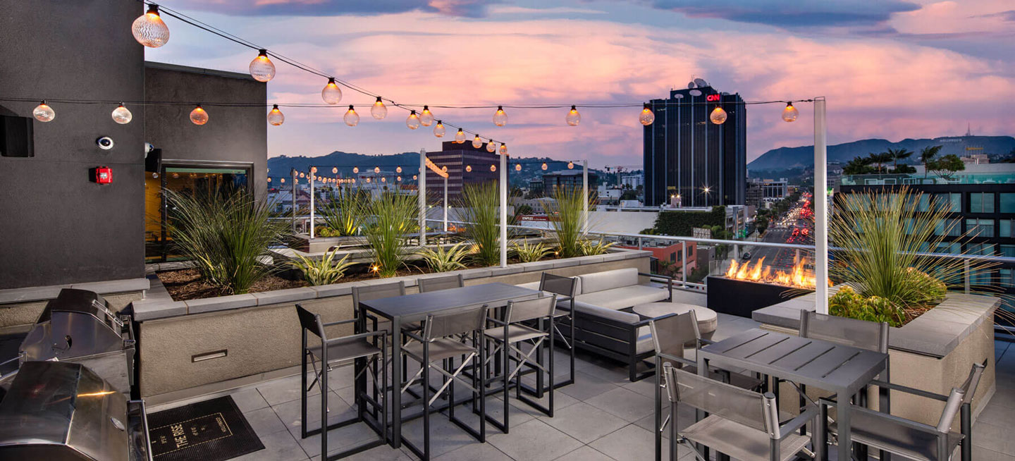 Rooftop Terrace with Outdoor Grills, Sky Lounge and Panoramic Views